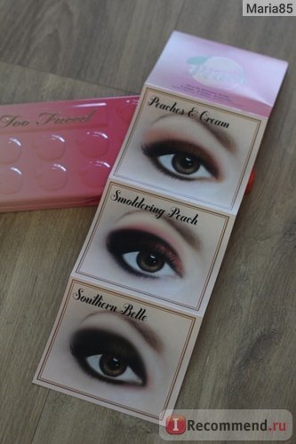 Тени для век Too Faced Sweet peach eyeshadow palette фото