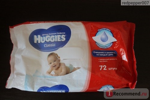  Влажные салфетки Huggies Classic фото