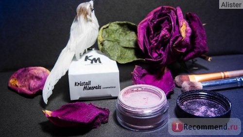 Тени для век KM cosmetics матовые ES127 фото