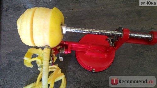 Яблокорезка Aliexpress Пилер 3в1 3 in 1 Apple Slinky Machine Peeler Corer Potato Fruit Cutter Slicer Kitchen Tool фото