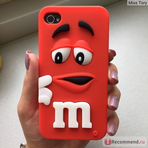 Чехол для телефона Aliexpress Soft silicone cute M&M Chocolate colorful Rainbow Beans phone case cartoon cover phone case For iphone 4 4s фото