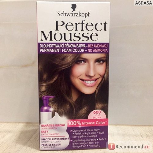 Краска для волос Schwarzkopf Perfect Mousse фото