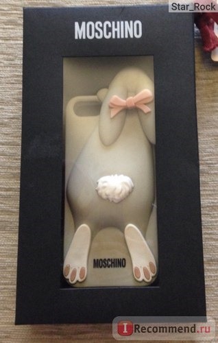 Moschino Чехол Violetta Rabbit для iPhone 5S/5 фото