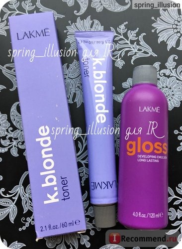 Краска для волос Lakme K.blonde toner (оттеночная, безаммиачная) фото