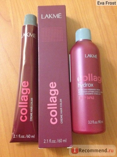 Краска для волос LAKME Collage creme hair color фото