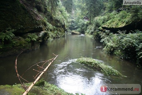 Национальный парк Чешская Швейцария. 