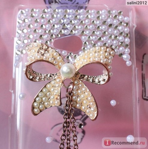 Чехол накладка на телефон Aliexpress New Arrival 2014 Diamond Cute Flower Tower Pearl Bowknot Bow Hard Case Back Cover For Nokia Lumia 720 Wood Heart фото