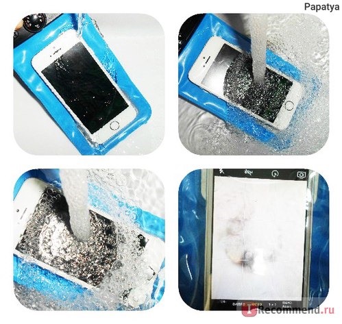 Водонепроницаемый чехол для мобильного телефона Aliexpress Compass Thermometer Waterproof Cell Phone Case Cover Pouch Swimming Underwater Diving Bag For iPhone 6 6 Plus 5 5S 5C фото