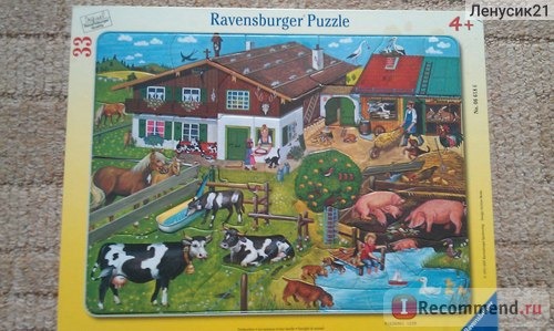 Пазлы Ravensburger Puzzle фото