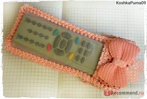 Чехол для пульта Ebay DustProof Butterfly Cloth TV Remote Control Anti Dust Bag Home Decor фото