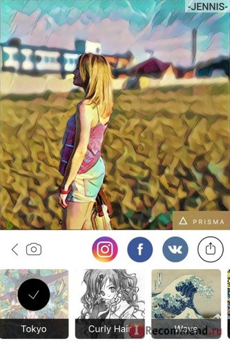 Мобильное приложение Prisma фото