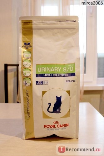 Корм для кошек Royal Canin Диета при МКБ быстрое растворение струвитов (Veterinary Diet Feline Urinary S/O High Dilution UHD34) фото