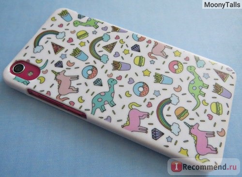 Чехол для мобильного телефона Aliexpress unicorn rainbow quotes donut Hard White Cover Case for Lenovo S850 S90 S60 A536 T A328T фото