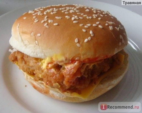 Фастфуд KFC Чизбургер Сальса фото