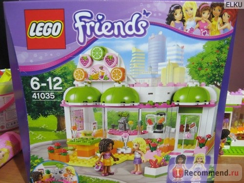 Lego Friends 41035 Хартлейк Сок-Бар фото