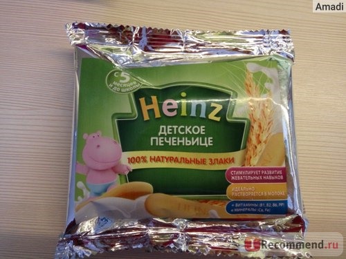 Детское печеньице Heinz с 5 месяцев фото