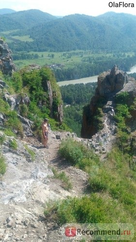 Скала Чертов палец, Алтай, Россия фото