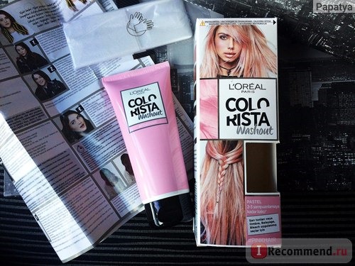 Краска для волос L'oreal Colorista Washout фото