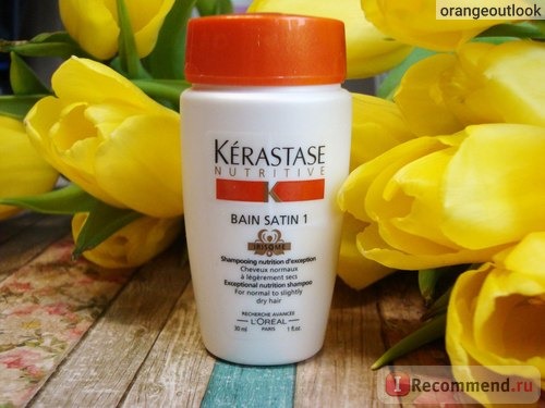 Шампунь Kerastase NUTRITIVE BAIN SATIN 1 Exceptional Nutrition Shampoo for Normal to Slightly Dry Hair фото