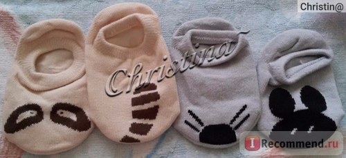 Носки Aliexpress Носочки для малышей 2015 New Arrival Baby Cotton Socks Newborn Infant Floor Sock Boys Girls Kids Rabbit Bear Style 76TV фото