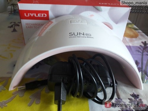 LED лампа для полимеризации гель-лака Aliexpress 2016 New SUNUV SUN9S SUN9C Nail Dryer Machine 24W White Light Profession LED UV Lamp For Nail Polish Gel Nail Art Tools VS Abody фото