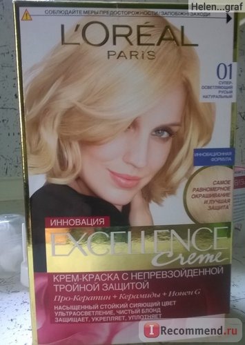 Краска для волос L'OREAL EXCELLENCE Creme Стойкая фото