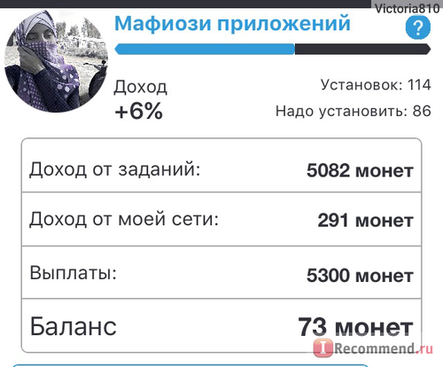 На сегодняшний день вывела 530 рублей 
