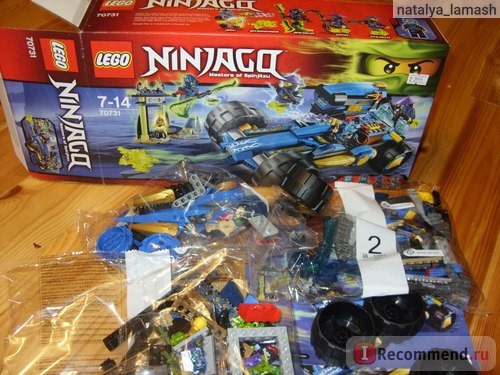 Lego Ninjago Шагоход Джея 70731 фото