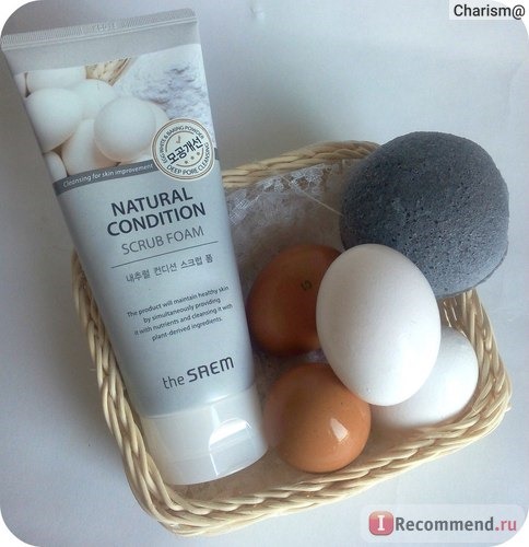 Скраб для лица THE SAEM Natural Condition Scrub Foam фото