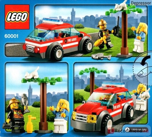 Lego CITY: Fire Chief Car | 60001 фото