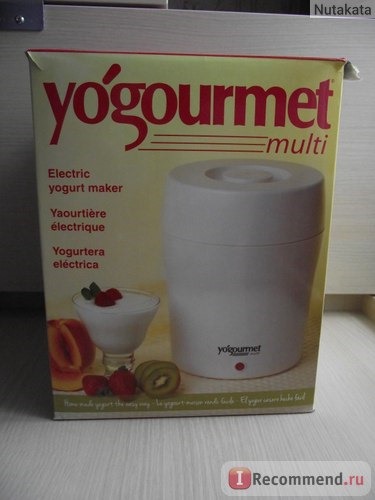 Йогуртница Yogourmet Electric Yogurt Maker фото