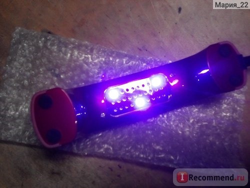 LED лампа для полимеризации гель-лака Aliexpress LED UV nail lamp 9 вт фото