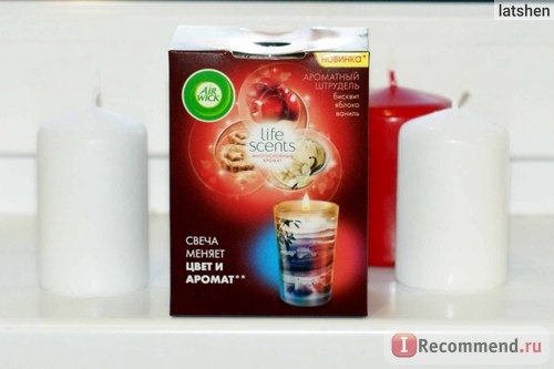 Свеча AIRWICK Life Scents Ароматный штрудель ароматизированная. Артикул: 201531 фото