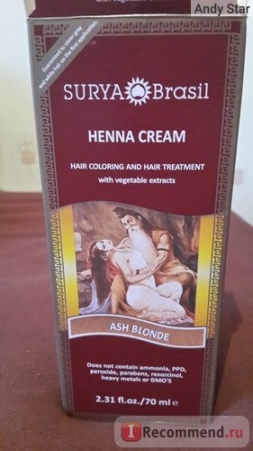 Краска для волос Surya Brasil Henna Cream фото