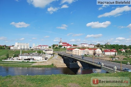 панорама, старый мост, вид на центр города