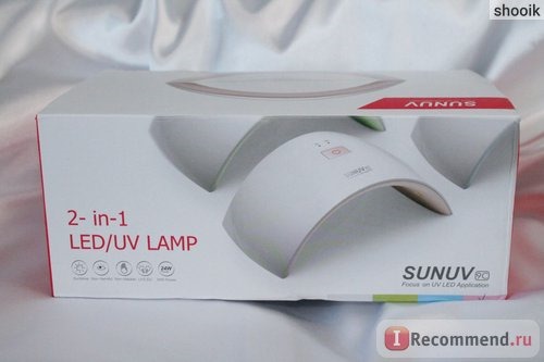 LED лампа для полимеризации гель-лака Aliexpress 2016 New SUNUV SUN9S SUN9C Nail Dryer Machine 24W White Light Profession LED UV Lamp For Nail Polish Gel Nail Art Tools VS Abody фото