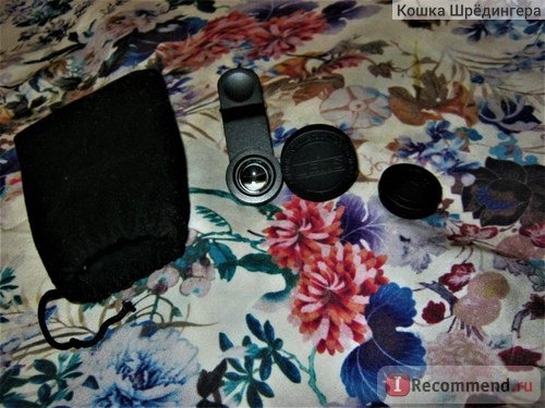 Объектив Aliexpress 3 In 1 Universal Clip Mobile Phone Lens Fish Eye + Macro + Wide Angle фото