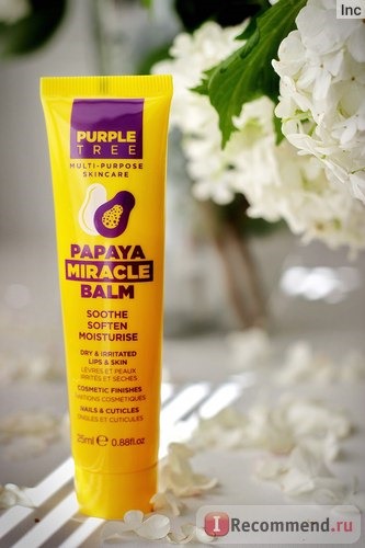 Бальзам для губ Purple Tree Papaya miracle balm