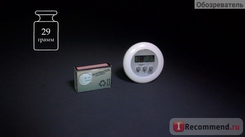 Таймер Aliexpress с магнитиком на холодильник или вытяжку New Mini Digital Kitchen Count Down Up LCD Display Timer Alarm Sale фото