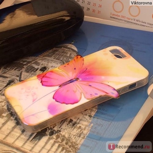 Чехол для мобильного телефона Aliexpress 3D Blu-ray Butterfly Pattern TPU Soft Phone Back Cover Case For iphone 5 5S 5G/4 4S 4G Colorful Mobile Phone shell New фото