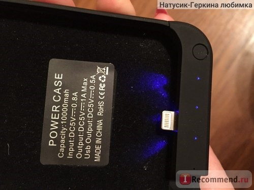 Аккумулятор-чехол Aliexpress 10000 mAh для iPhone 6 фото