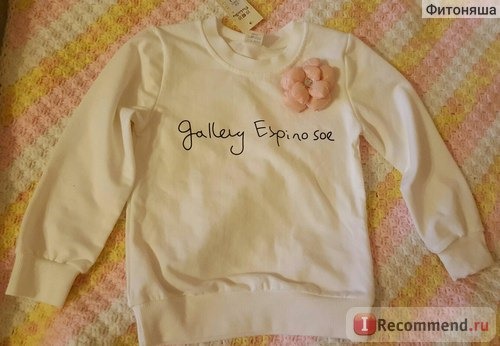 Комплект AliExpress lovely girls white tee shirt and pink skirt with rhinestone clothes set for kids girl autmn children clothing set suit retail фото