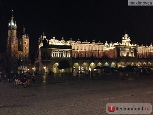 Rynek Glowny ночью