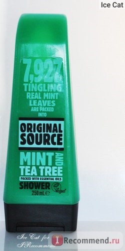 Гель для душа Original source Mint & tea tree \ мята и чайное дерево. фото