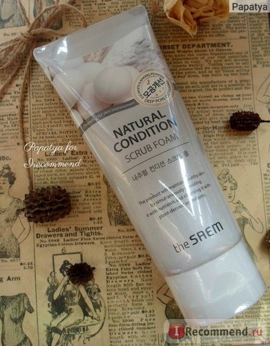 Скраб для лица THE SAEM Natural Condition Scrub Foam фото