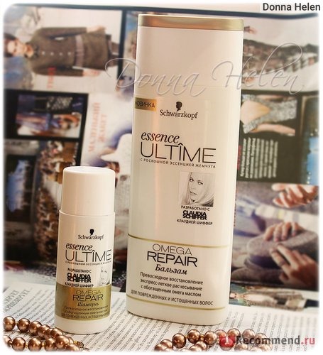 Шампунь Schwarzkopf Essence Ultime Omega Repair фото