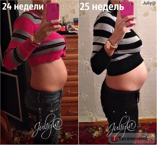 24 - 25 недель