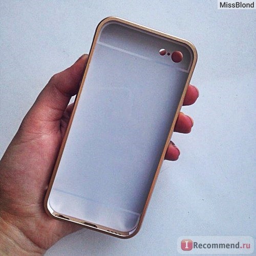 Чехол Aliexpress Metal Aluminum + Acrylic Fashion Design Hard Protective Case Cover For apple iphone 4 4S / 5 5S / 5C / 6 фото