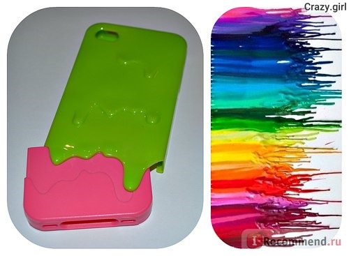 Чехол для мобильного телефона Aliexpress 1pcs New Design Ice Cream 3D Melt Hard Back Cover Mobile protective shell Skin Case For iPhone 4 4S фото