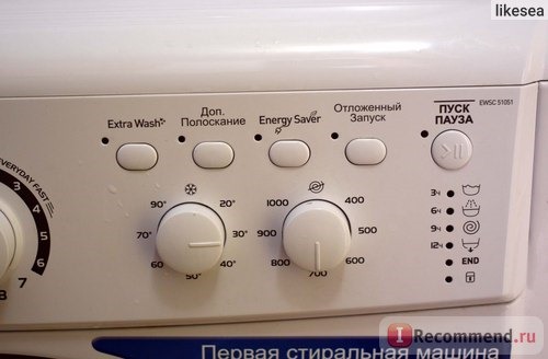 Стиральная машина Indesit EWSC 51051 B фото